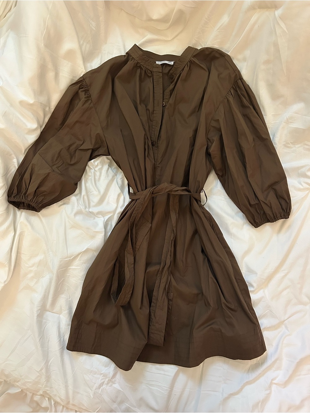 Uniquities brown mini dress
